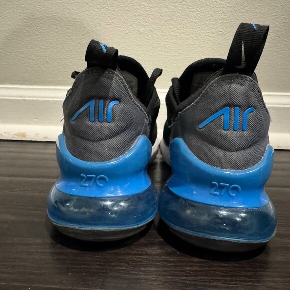 Nike Airmax 270 Blue/Black - Size 4Y - Picture 4 of 5